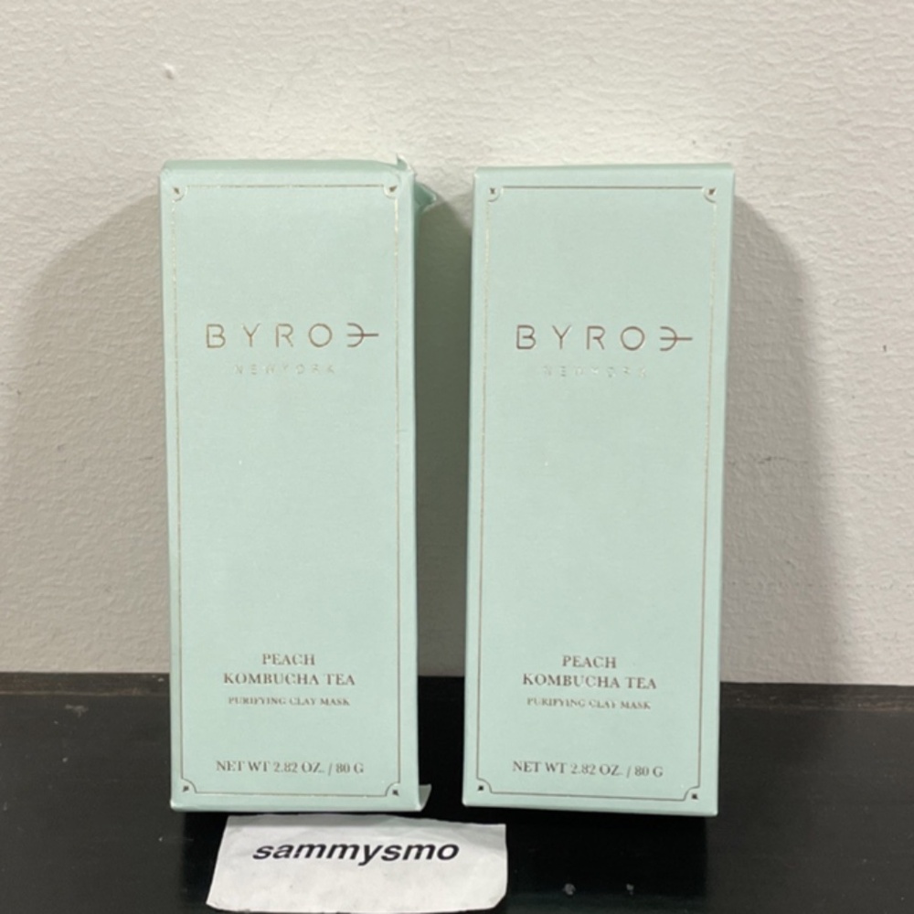 BYROE Peach Kombucha Tea Purifying Mask 2.82oz, x2